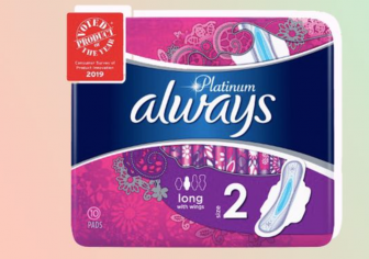Always is removing the female symbol from its period products